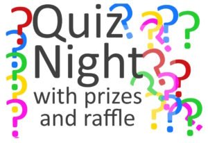 Quiz night with prizes and raffle